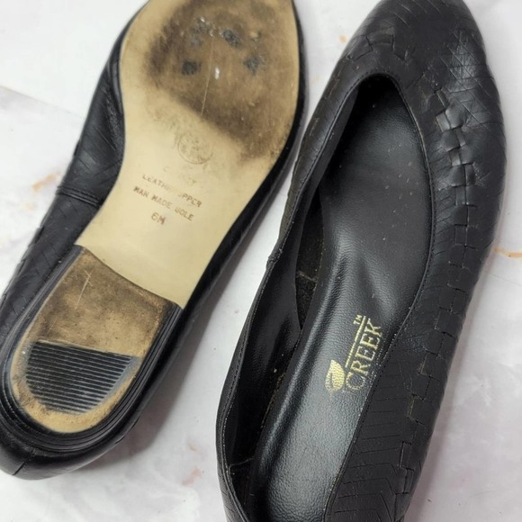CABIN Creek Women’s Black Leather Flats size 6 - Picture 10 of 16